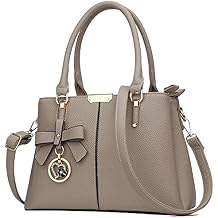 KKXIU 3 Zippered Compartments Purses and Handbags for Women Top Handle Satchel Shoulder Ladies Bags