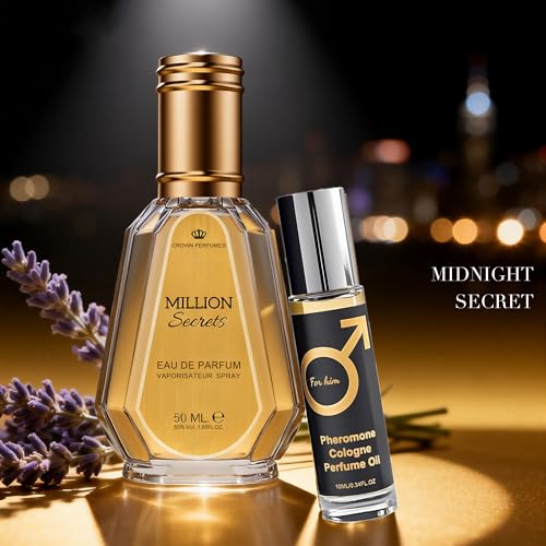 Image of AFLUXE Million Secrets Men's Cologne Eau de Parfum 1.7 Fl. Oz (50ml), Fresh Natural Spicy Woody Notes, Modern Masculine Fragrance