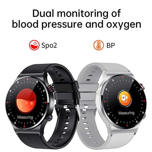 Filiekeu Women Men Smart Watch Bluetooth Calls Heart Rate Sleep Monitor Mens Smart Watch Ip67 Waterproof Sport Fitness Tracker Hd Touch Screen Silver Stainless Steel Smart Watches For Android Ios… #TOP6