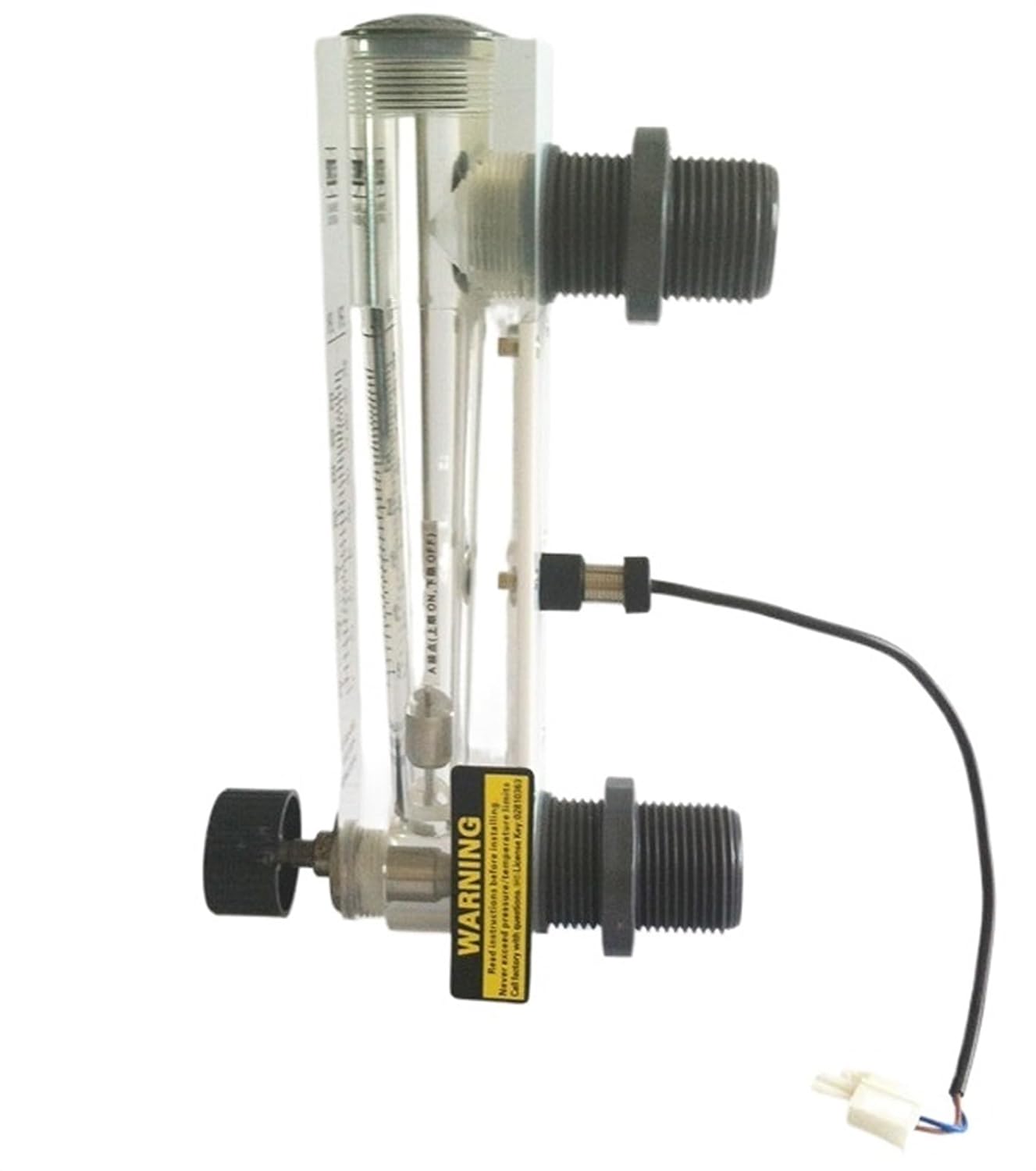 LZM-15 0.5-5GPM/1.8-18LPM Panel Type flowmeter(Flow Meter) with Control Valve Variable Area flowmeter with Alarm Limit Switch