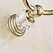 AUSWIND Gold Polished Stainless Steel Crystal Towel Ring Wall Mounted Bathroom Accessory Set LK28