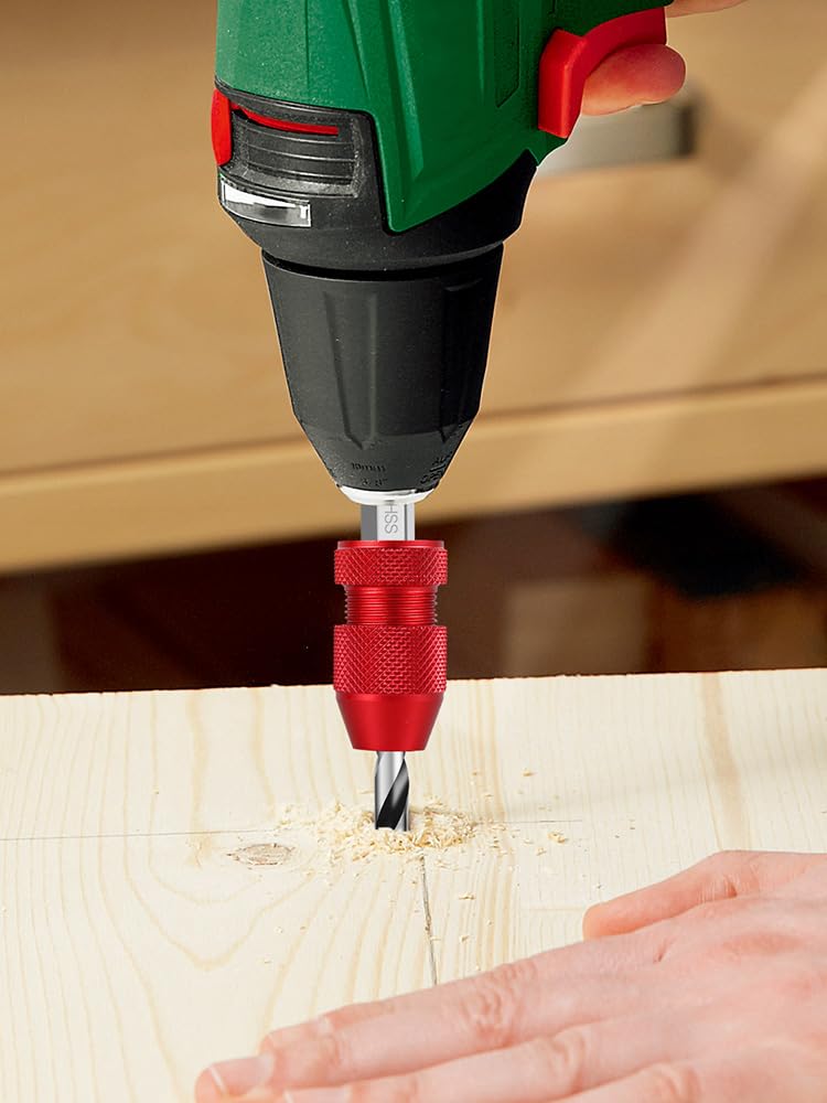Drill Depth Stop - Adjustable Drill Collar Set -9