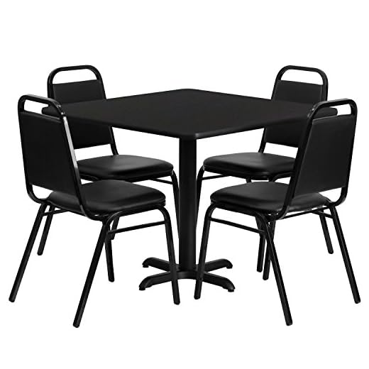 Flash 5-Piece Dining Set for Restaurants