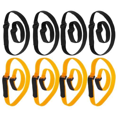 Yardwe 15pcs Adjustable Bike Carrier Straps Wheel Straps for Secure Transport Heavy Duty Cinch for Optimal Stability and Easy Use