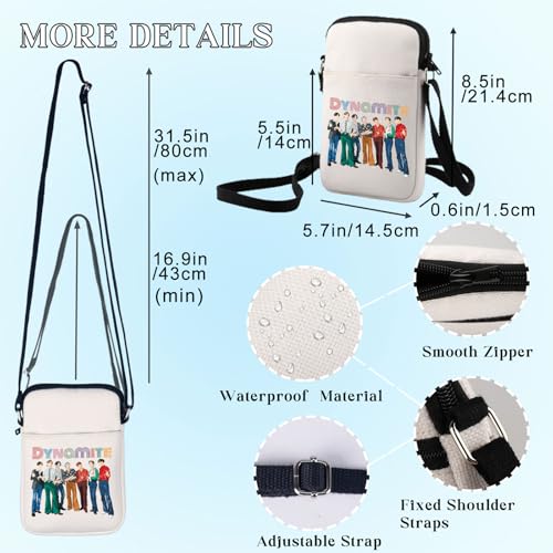 BWWKTOP Group Army Crossbody Bag Song Lyrics Inspired Gift Korean Music Group Shoulder Bag2