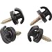 Bungee Shock Cord Hook, Cargo Net Hardware Kit- Car Rear Tunk Envelope Cargo Net Tie Down Hanging Hook Ring Loop Kit Car Clips
