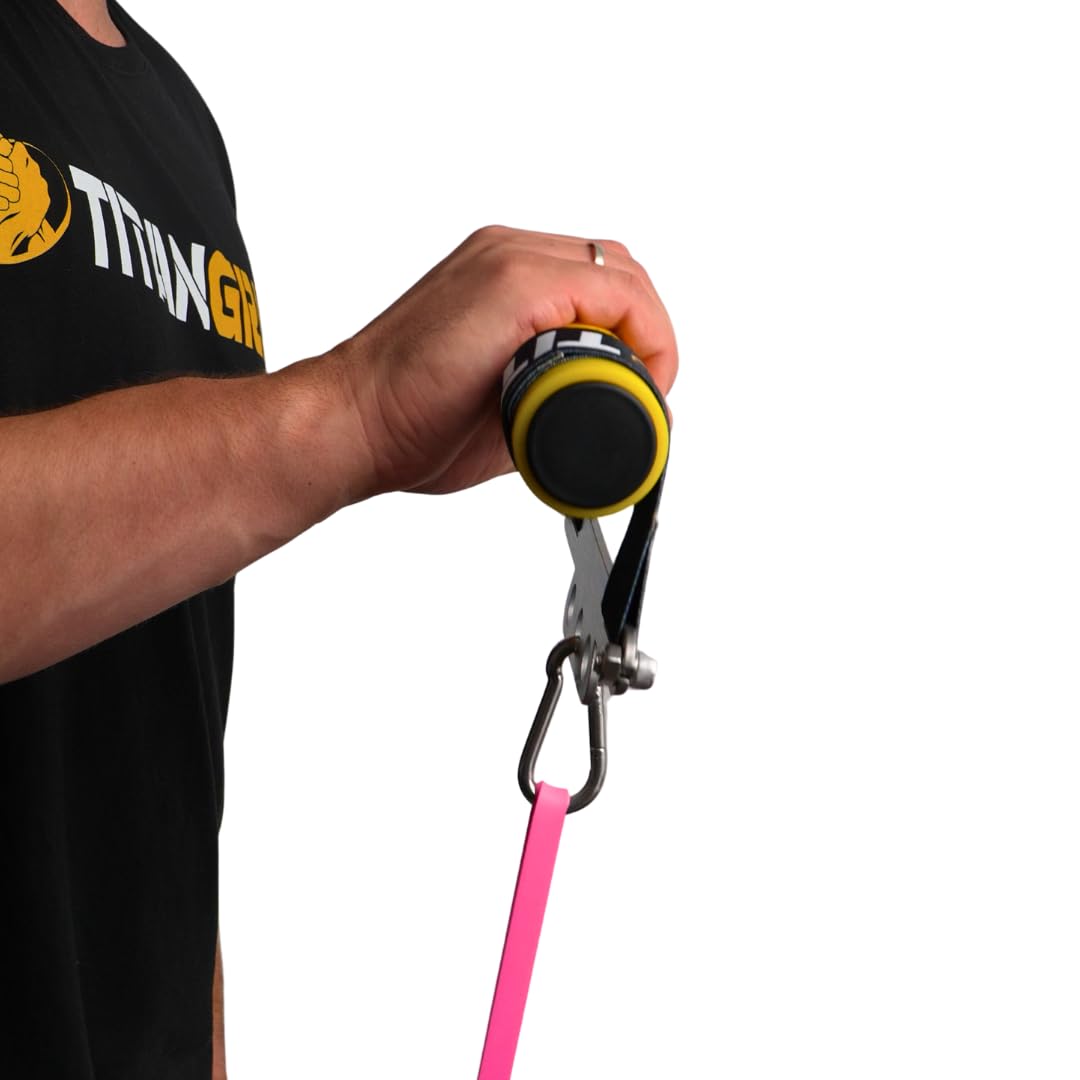 Wrist Wrench Wrist Roller | Finger & Handtrainer, Avambraccio per cavo | Armwrestling, bodybuilding, fisioterapia