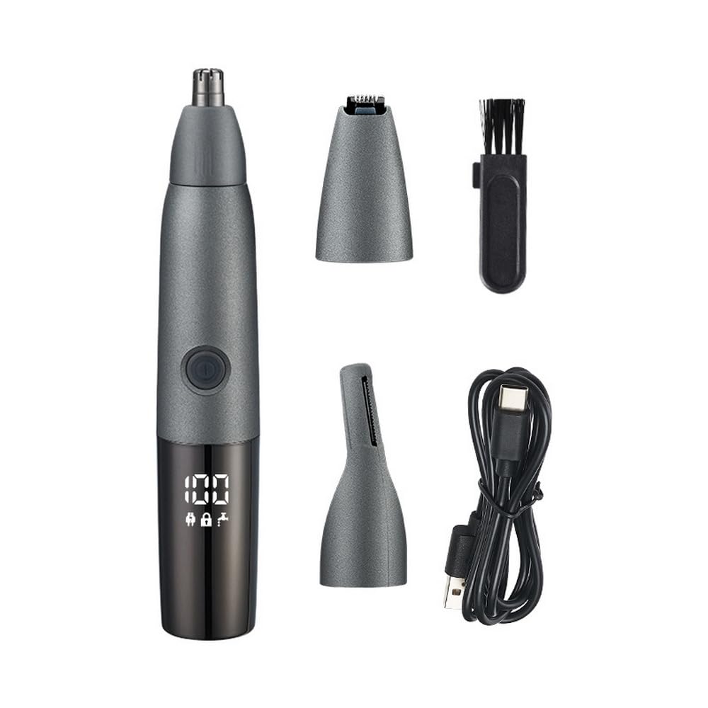 AROSKY Nose Hair Trimmer for Men Women - Painless Electric USB Rechargeable Eyebrow Trimmer Waterproof Hair Razor Nose