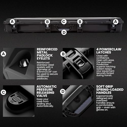 Image of NANUK Hard Case with Foam & Wheels - 30 inch to 55 inch Long, Customizable Foam Insert, IP67 Waterproof & Crushproof, Rugged Construction for Ultimate Protection, Made in Canada