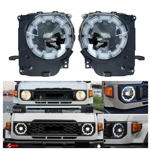 Plum Blossom Style LC70 LED Headlights