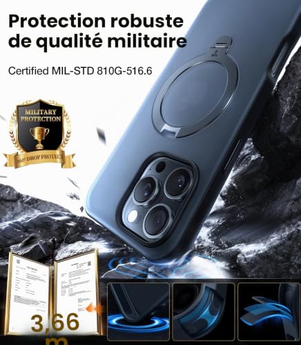 Coque iPhone 16 Pro Max magsafe protection militaire antichoc TORRAS - 5