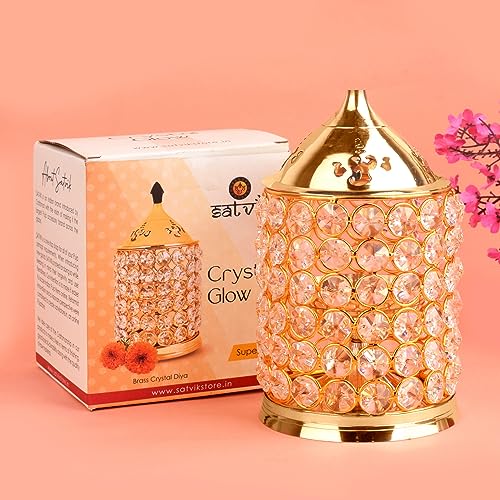 Comparison: Best Chimney For Indian Kitchen 11 Satvik 8 Inch Crystal Glow Akhand Diya Diwali Gift/Diwali Deepawali Decoration Brass Decorative Crystal Oil Lamp Tea Light Holder Lantern Oval Shape | Puja Lamp Indian Housewarming Gift Item