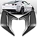 KATUR Air Vent Hood Decorative Air Flow Presa Adesivo Universale per Auto Air Flow Vent Hood Air Flow Vent Sticker (Fibra di Carbonio)
