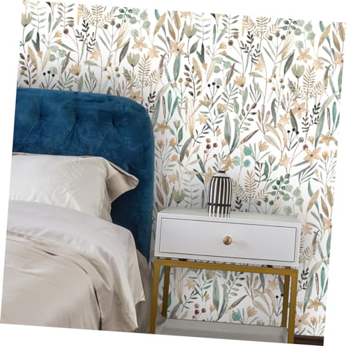 Papier peint à fleurs étanche et amovible pour chambre - 4