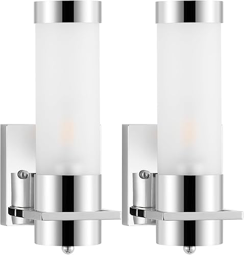 BAODEN 1 lámpara de pared de baño de latón cepillado juego de 2 lámparas de pared industriales vintage para montaje en pared (color dorado)