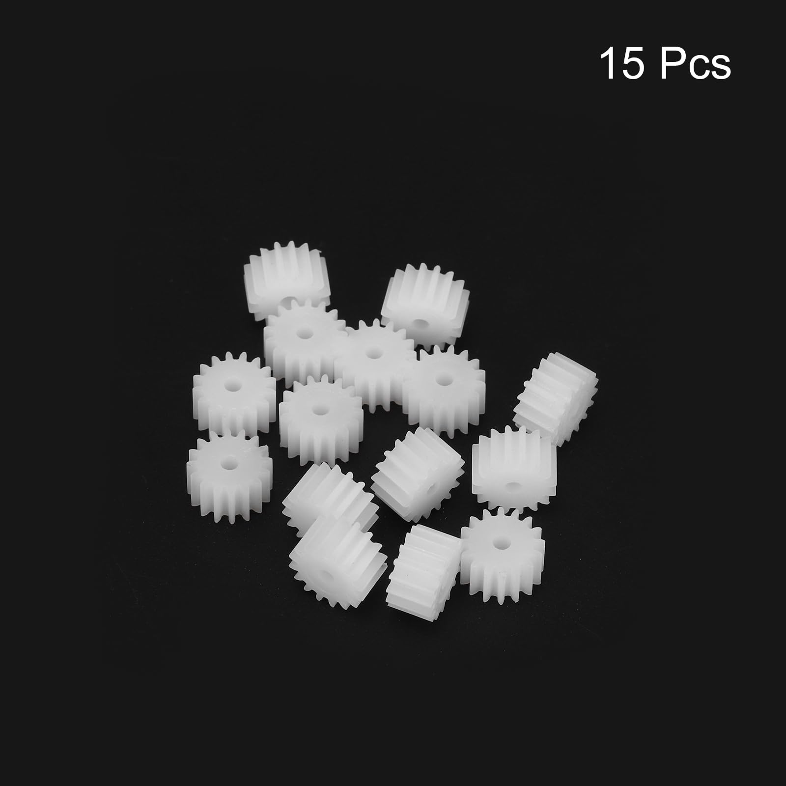 MECCANIXITY 40-Pack White Plastic Gears, 24 Teeth, Module 0.5 – Perfect For RC Cars, DIY Robots & STEM Projects - View #13