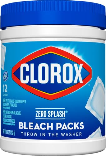 Image of Clorox Control Bleach Packs Regular Laundry Packs, 12 Count (Pack of 6)