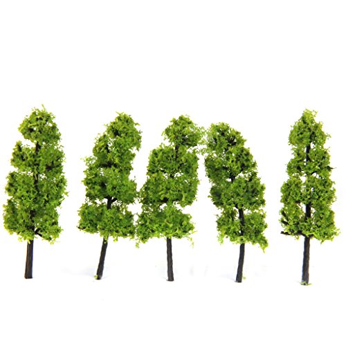 Jili Online Pack Of 40 Model Trees N Scale Diy Layout Train Landcape Scenery Accessories 7.7Cm/3'' 1/150 N Scale #TOP4