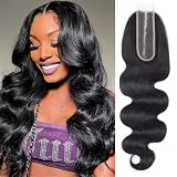 Selina Lace Closure 14 Inch Brazilian Body Wave Closure Free Part 2x6 Lace Closure Unprocessed Human Hair Natural Black Color Virgin Human Hair (2X6 Body, 14“Body)