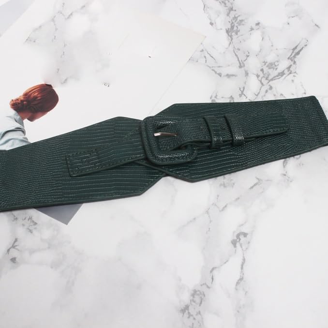 Elastic elastic waist seal women wide decorative long shirt sweater dress belt waist3