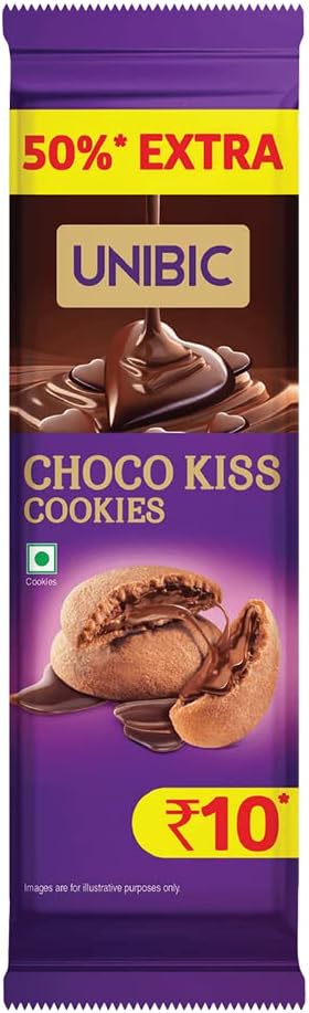 UnibicCentrefilled Cookies | Choco Kiss 30g