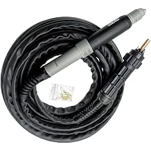 iPTM-100 CNC Plasma Cutting Torch with 20 ft Cable, 100A Industrial Grade Straight Tip, for Everlast PowerPlasma 80s-102i and Longevity Forcecut 82i for Cutting Steel