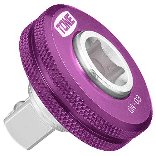 Tone L-QA-03P Quick Adapter 3/8-inch (9.5 mm) Drive Pink