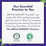ARM & HAMMER Essentials Whiten & Strengthen Fluoride Toothpaste-4 Pack of 4.3oz Tubes, Fresh Mint- 100% Natural Baking Soda- Fluoride Toothpaste - Image 4