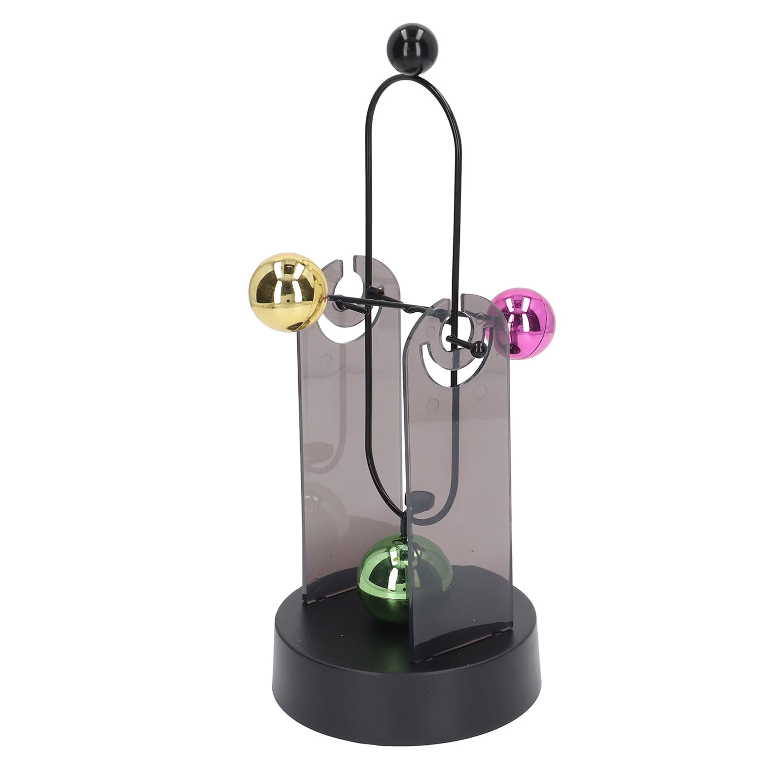 Perpetuum Motion Swing Ball Perpetual Motion Desk Toy Décoration Perpetual Motion Desk Toy Installation Simple, Connaissance Scientifique Élégante, Perpetuum Experimentierkästen