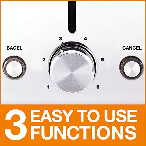 Krups Kh250D51 Stainless Steel Toaster With 6 Adjustable Browning Settings, 2-Slice, Silver #TOP1