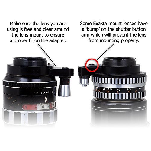 Image of Fotodiox Pro Slim Lens Mount Adapter Without Glass Element - Exakta Manual or Preset Lens to Canon EOS EF-S Cameras Only