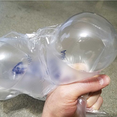 Uline 8X4UL-100 Industrial Air Pillows (100 Count) Pre-Filled by Blubonic Industries, 8 x 4 in (7 x 4 inflated), 13 gal, 2 cu ft, Shipping Packing Package Cushioning Air Bags