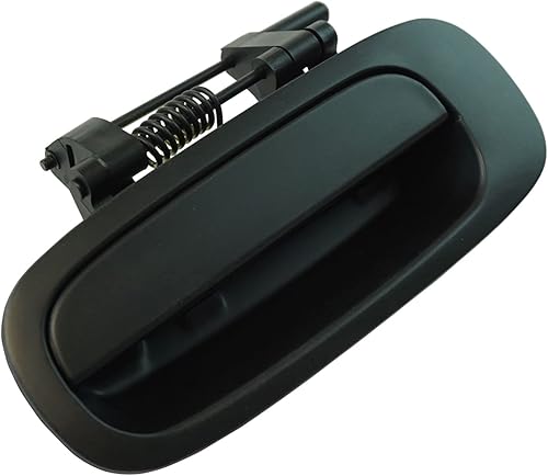 Miniatura 326 de TRQ Manija de la puerta exterior trasera izquierda del lado del conductor negra compatible con Honda Civic 2001-2005