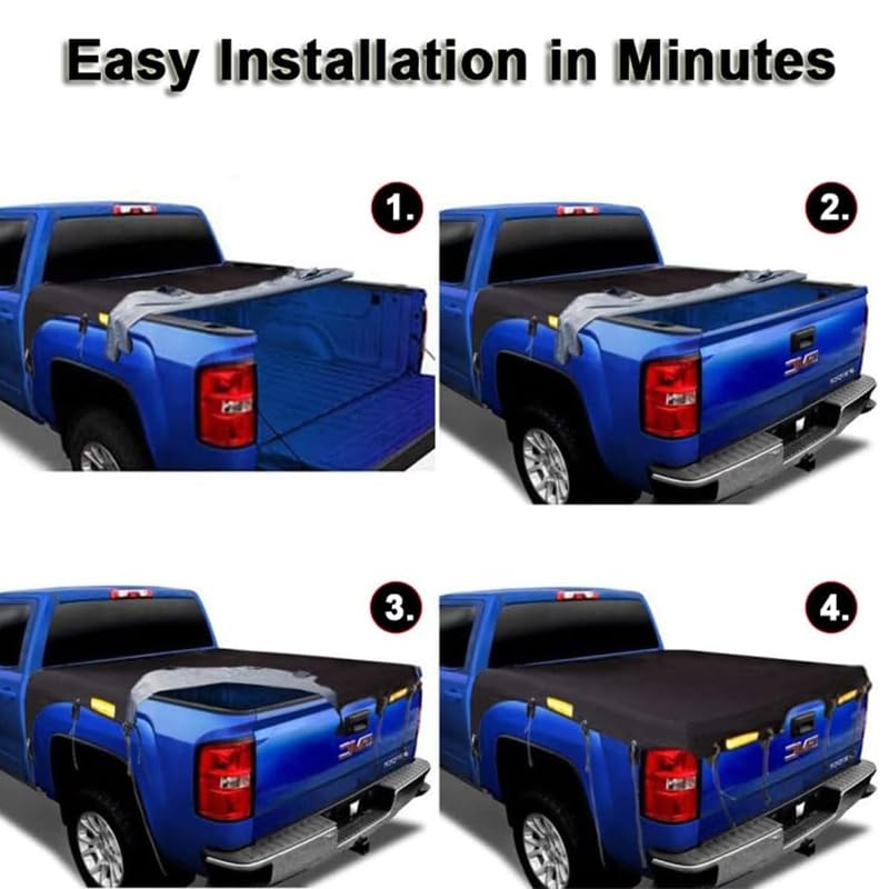 Copertura per Cassone di Pick-up per Ford Ranger 2018-2025, Copertura per Auto Pick-up, Copertura per Carico Oxford per Veicoli Pick-up,B L199*w185