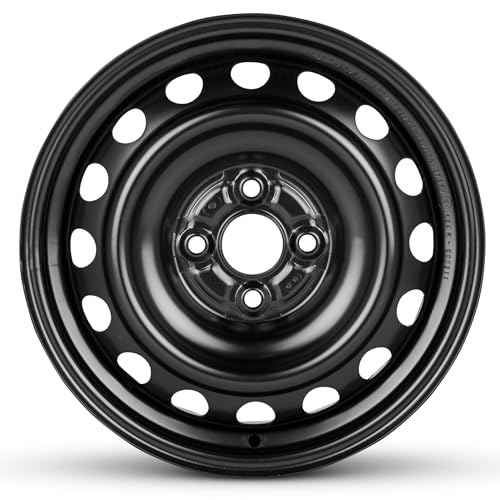 For 2012-2019 Toyota Prius C 15 Inch Painted Black Rim - OE Direct Replacement - Road Ready Car Wheel