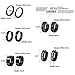 Jstyle 12 Pairs Stainless Steel CZ Stud Earrings for Women Mens Huggie Hoop Earrings Set