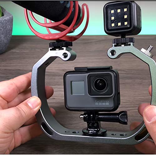 Sevenoak Aluminum Alloy Micro Film Making Kit Video Cage Diving Rig Stabilizer Sk-Gha6 & Gopro Mount Adapter For Action Cameras Gopro Hero3 3+ 4 5 6 Action Cameras For Underwater Video & Photography #TOP7