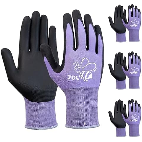 JDL Nylon Nitrile Coated Gardening Gloves Cover