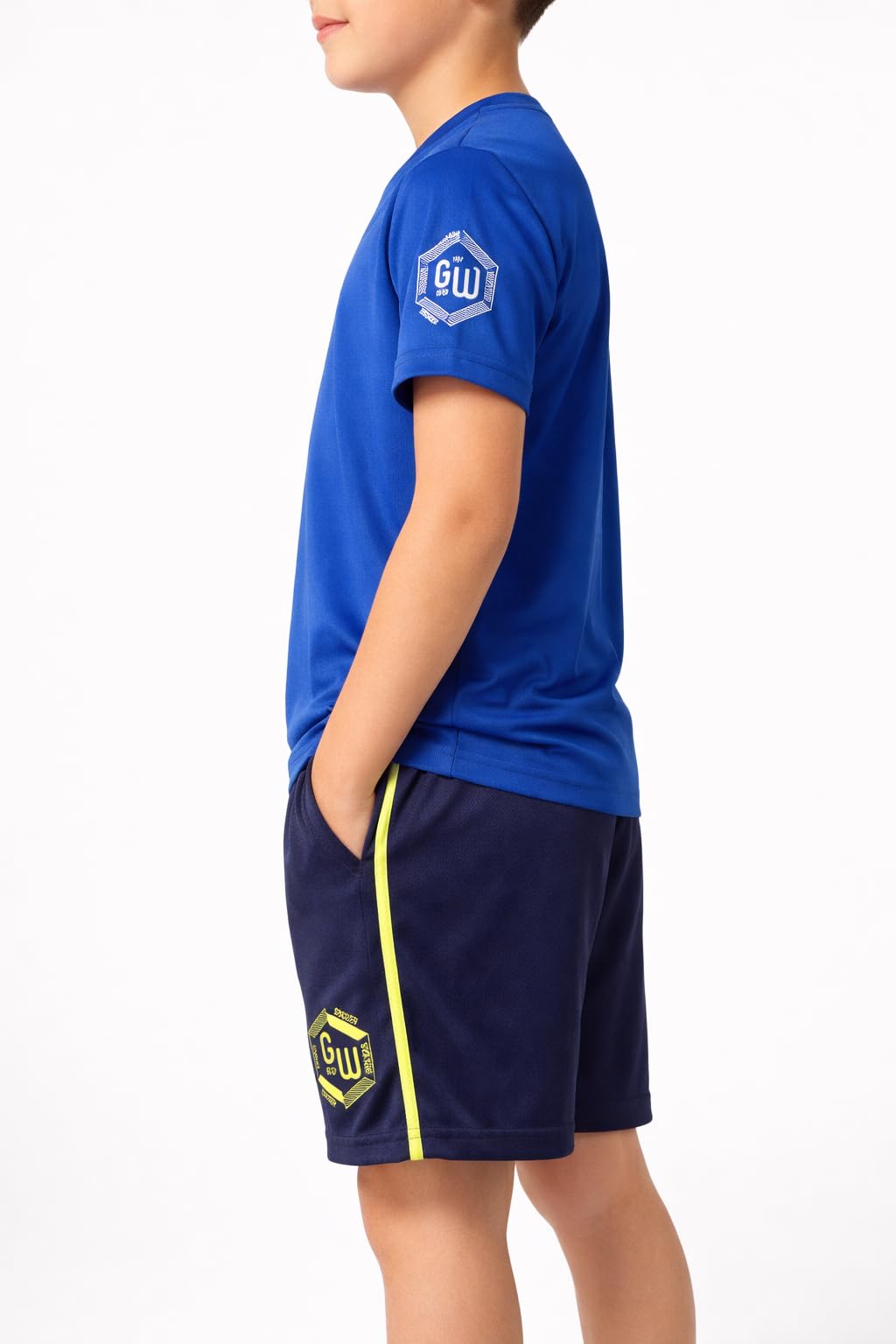 Conjunto Deportivo Niño de 3 piezas, Chándal, 2 Camiseta Manga Corta y 1 Pantalón Corto - De 6 hasta 14 años