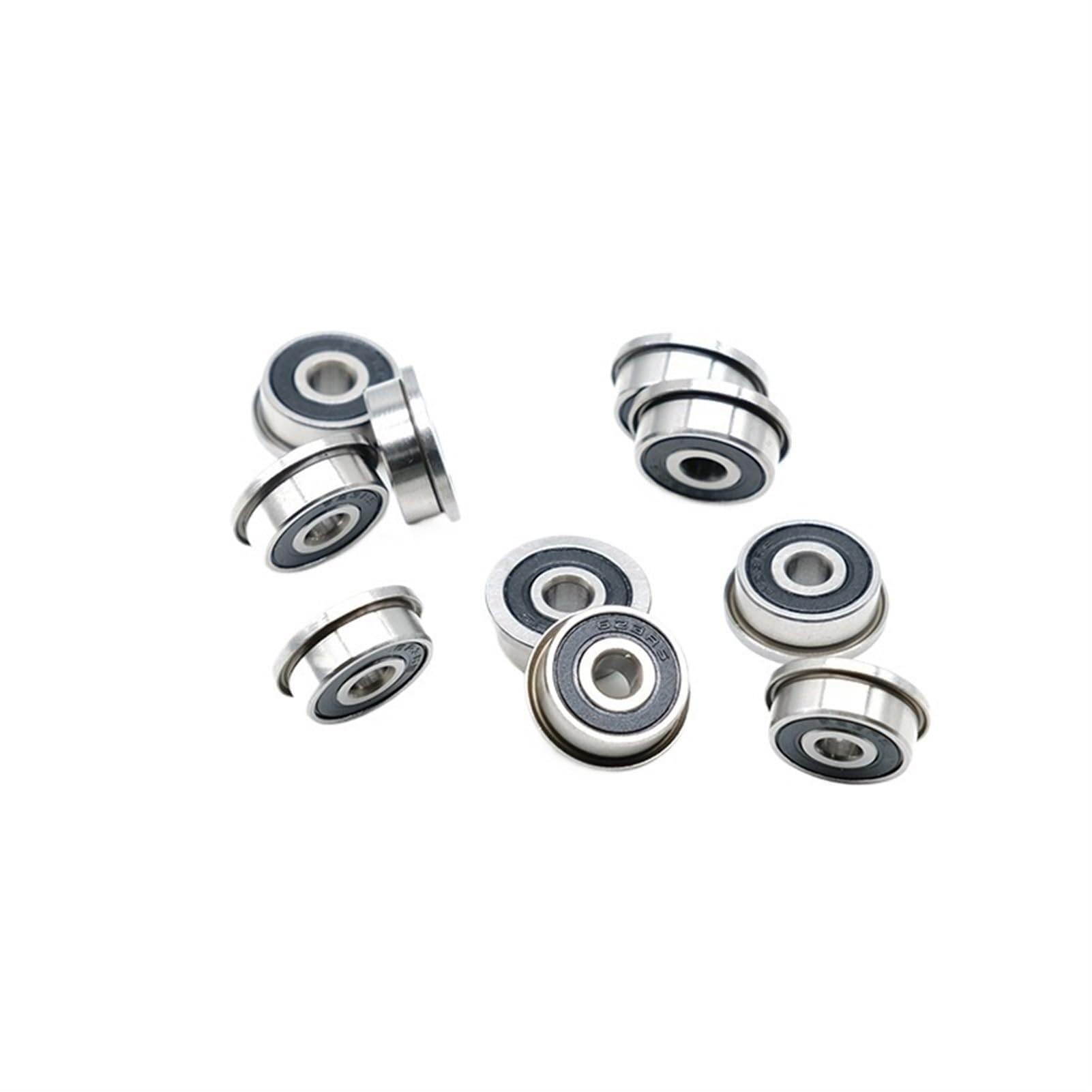 Roulement à billes gorge profonde, 10 pièces, roulement F623 RS for 3x10x4 ABEC-7, bride 3D, roulements F623-RS F623RS, d'impression