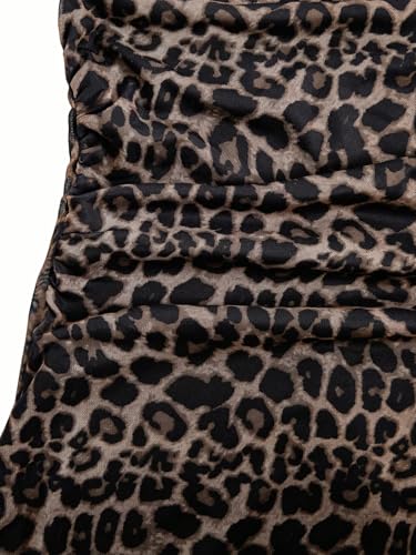 Image of SOLY HUX Women's Floral Mesh Bodycon Cami Dress Cowl Neck Sleeveless Cocktail Party Wedding Guest Long Maxi Dresses