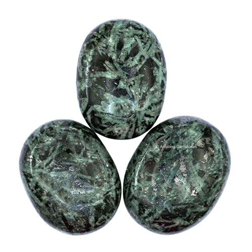 Image of Amazing Gemstone Flower Stone Crystals and Healing Stones - Large Palm Stone Crystals Piedra - Crystal for Good Luck,Balanced Positive Energy,Meditation - Unique Stocking Stuffers and Birthday Gifts