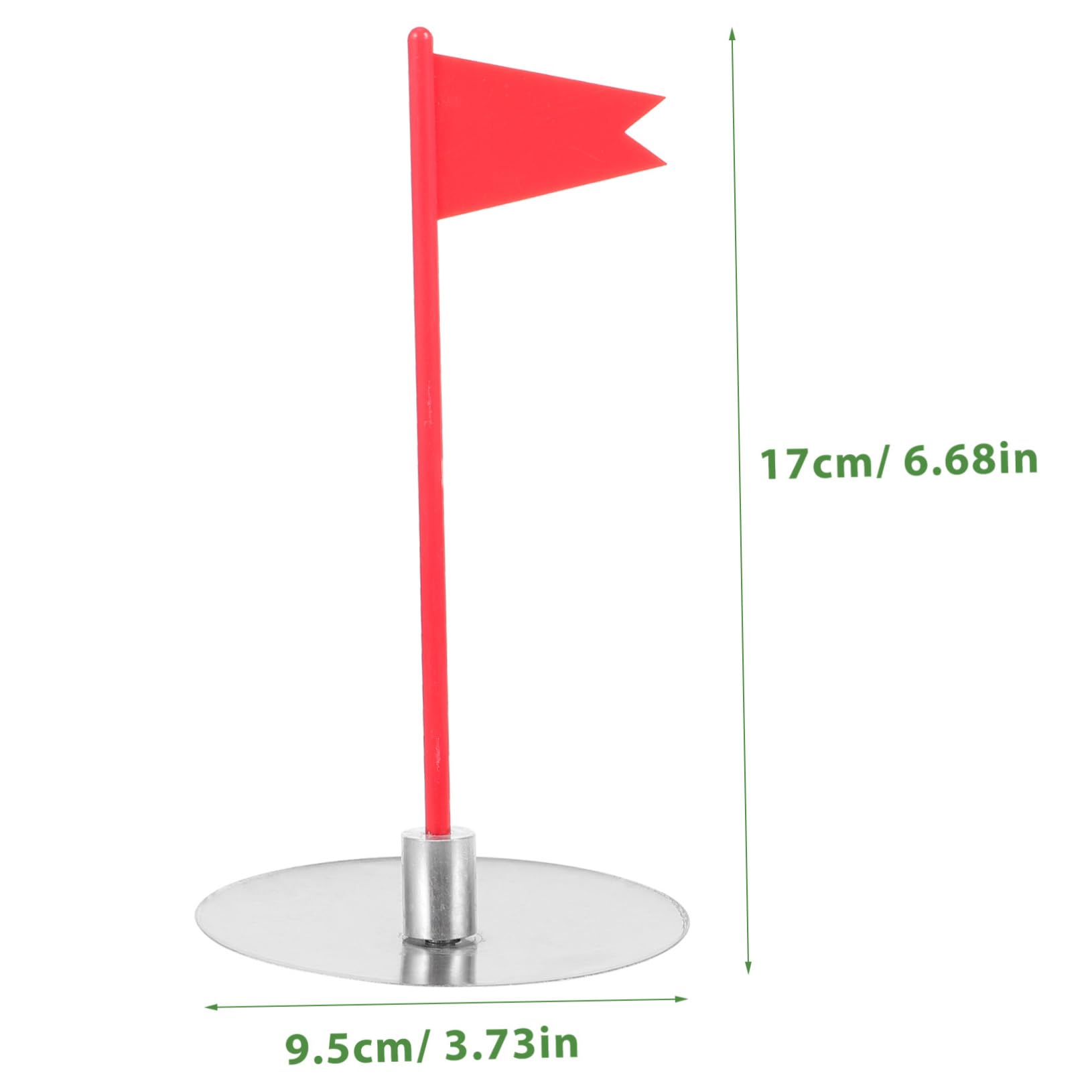 NAMOARLY Flags Cup Set 1 Set Golf Flag and Cup Training Aid for Putting for Yard or Indoor Practice