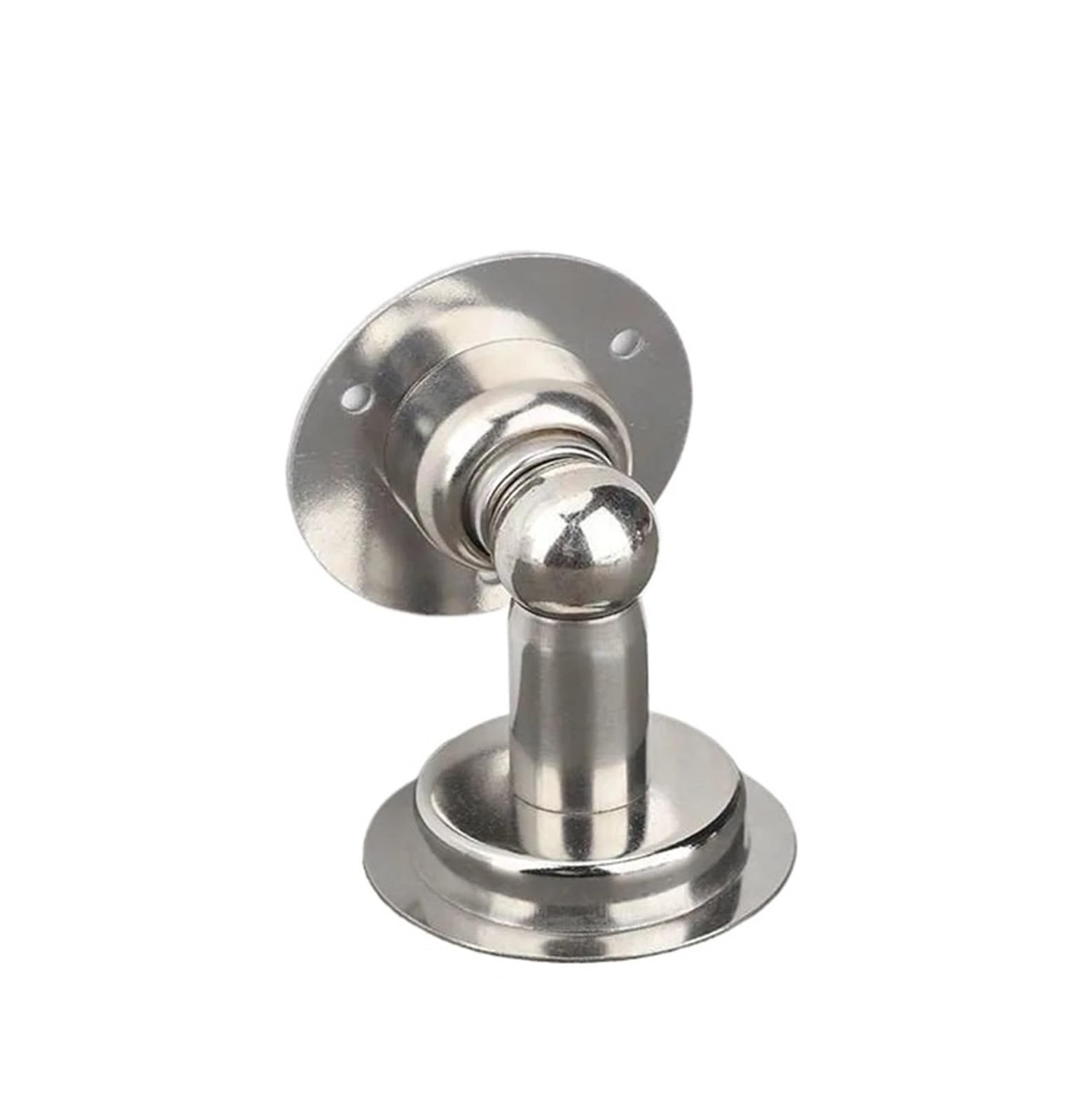 Hqycl White Magnetic Door Stops Stainless Steel Non Punch Door Stopper Windproof Wall Mounted Door Holder Furniture Hardware