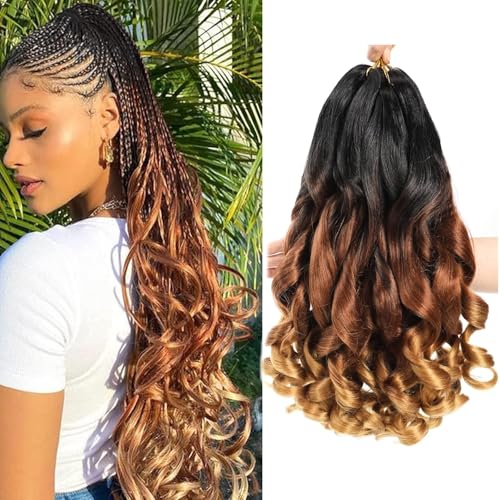 French Curl Braiding Hair Pre Stretched 22 Inch