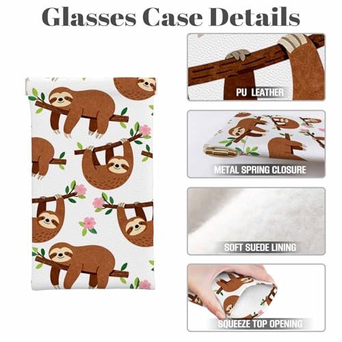 Image of Ocean Beach Glasses Case, Sunglasses Organizer Eyeglasses Case Glasses Cases Pouch For Men Women