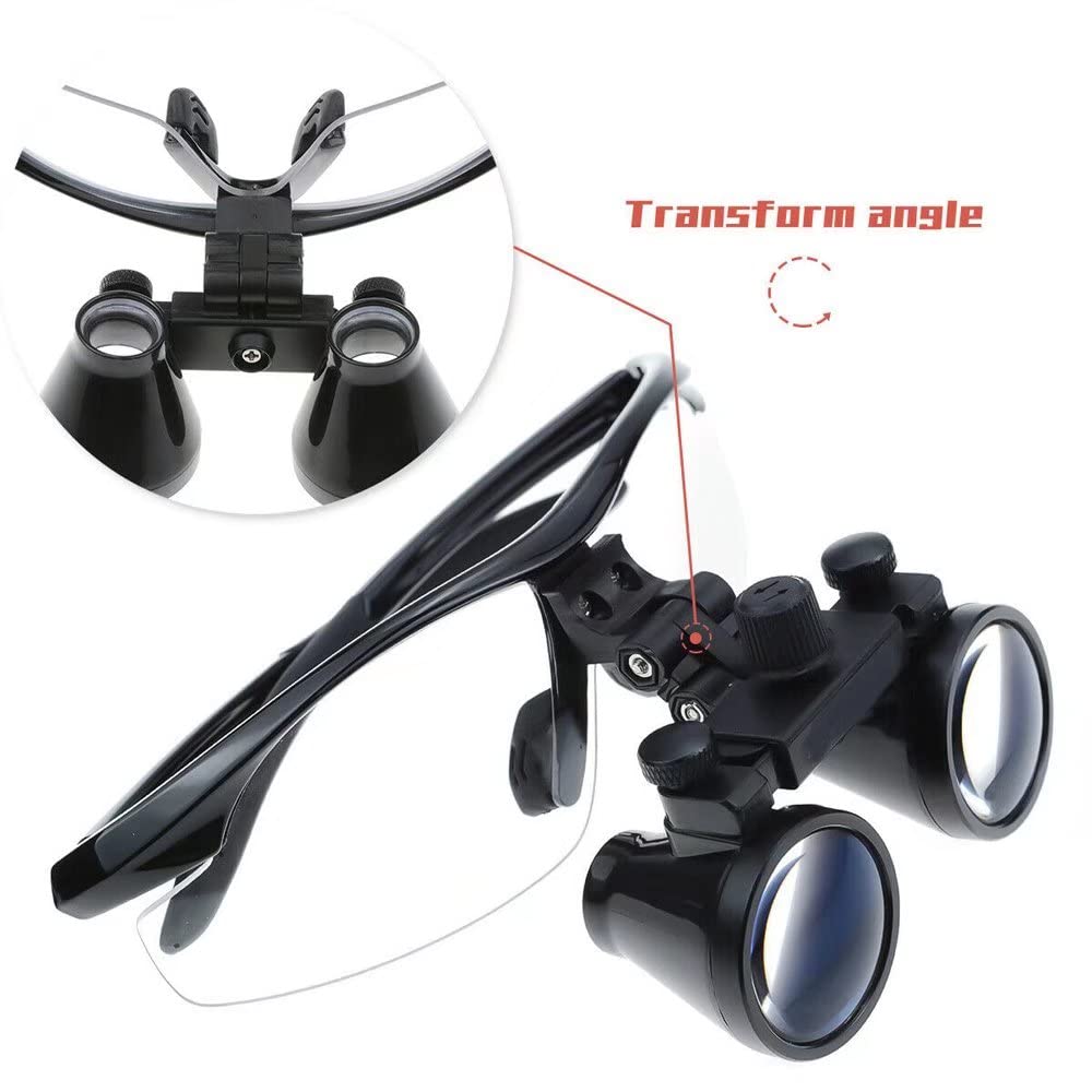 3.5X Magnifying Glasses With LED Head Light - Rechargeable Lab Loupe For Detailed Work