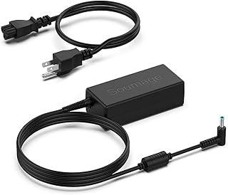 65W Laptop Charger for HP Elitebook 850-G3 840-G3 Probook Smart Blue Tip Pavilion x360 x2 Stream 11 13 14 Envy Spectre Ultrabook Chromebook G4 G5 Folio 9470m 9480M Revolve 850 Adapter Power Supply