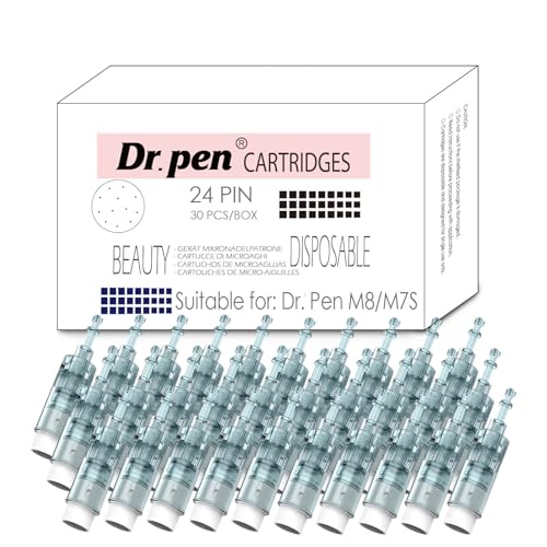 Cartouches 24 broches Dr Pen M8 d'origine lot de 30 aiguilles stériles