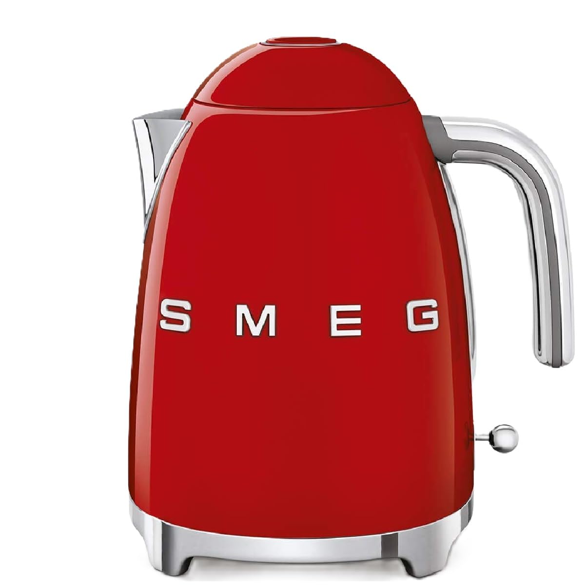 Smeg KLF03RDUS 50's Retro Style Electric Water Kettle, with Automatic Shutoff, Removable Base, and Water Indicator, Red (Renewed)